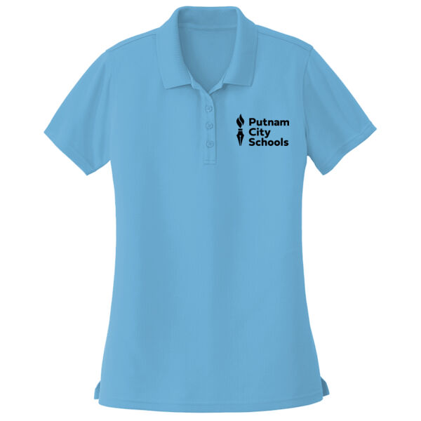Embroidered Black Logo Port Authority® Women's Dry Zone® UV Micro-Mesh Polo Thumbnail