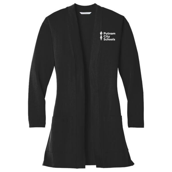 EMBROIDERED - Port Authority ® Women's Concept Long Pocket Cardigan Thumbnail